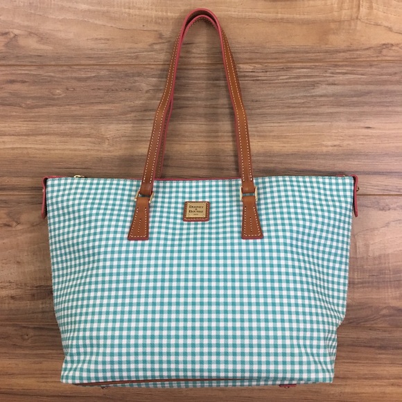 dooney and bourke zip top shopper